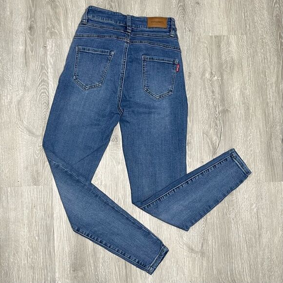 VIP Ones Button Fly Skinny Jeans Size 0 Women’s - Picture 9 of 12